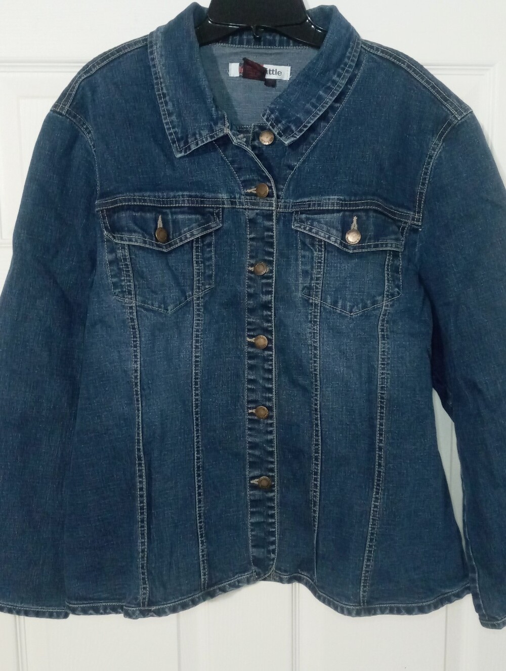 Live A Little Denim Jacket Size 1X